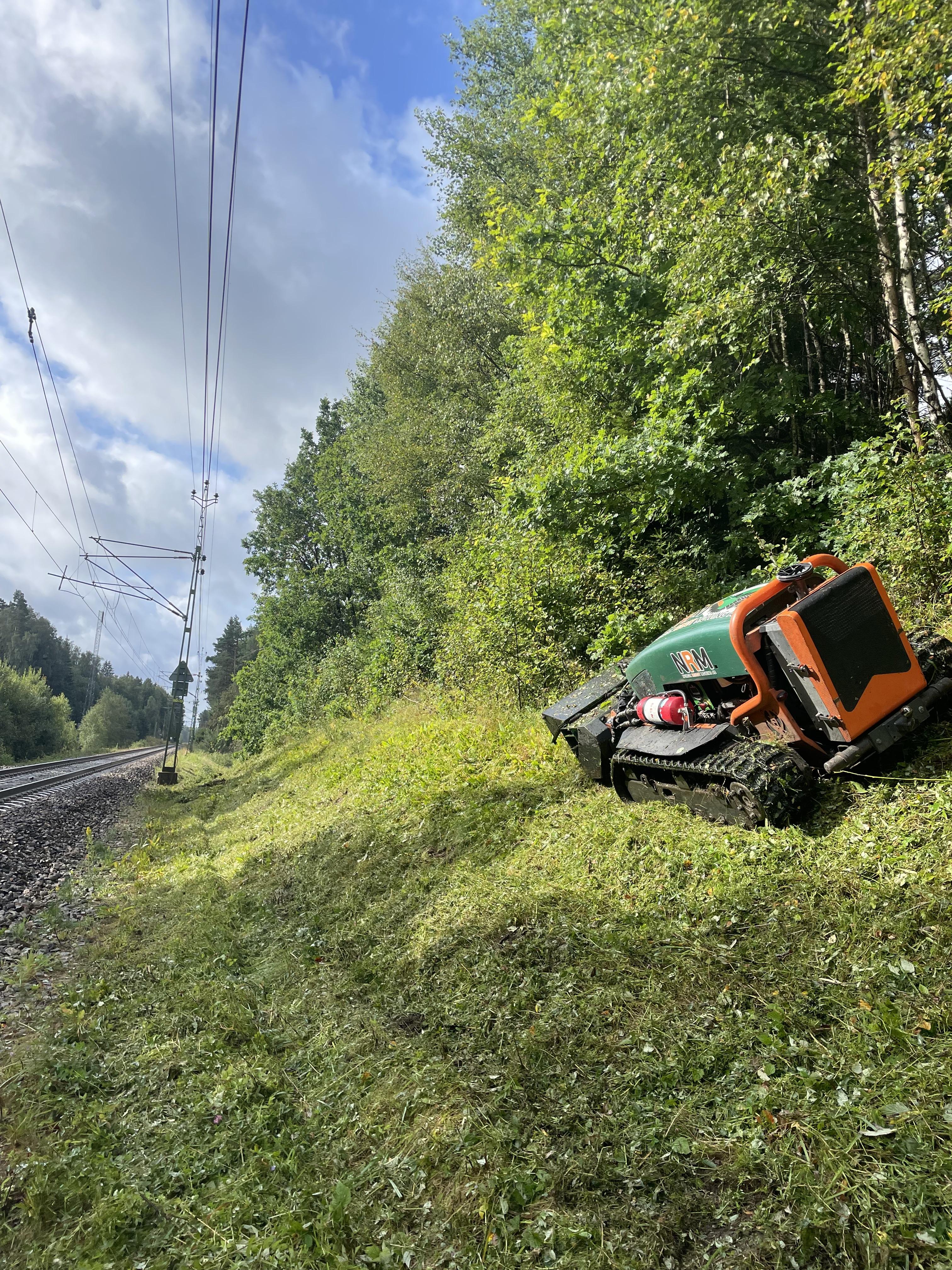 Slyröjning järnväg